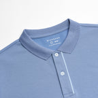 Men Slim Cotton Nylon Pique Polo