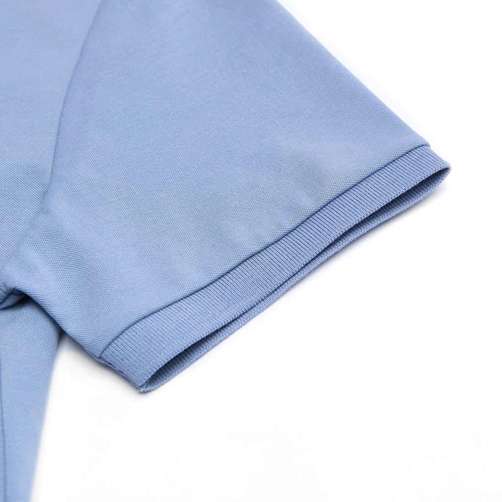 Men Slim Cotton Nylon Pique Polo