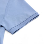 Men Slim Cotton Nylon Pique Polo