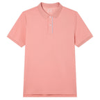 Men Slim Cotton Nylon Pique Polo