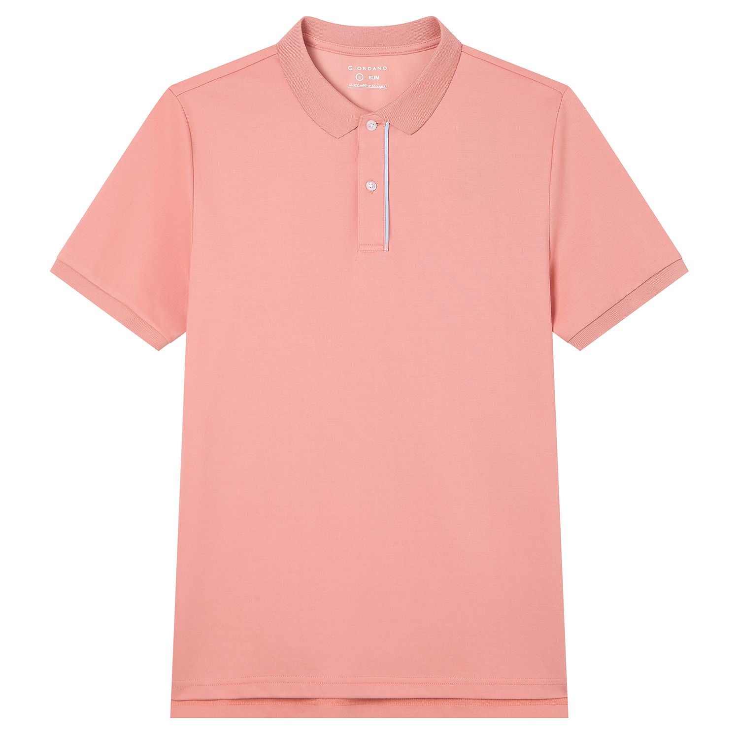 Men Slim Cotton Nylon Pique Polo