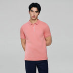 Men Slim Cotton Nylon Pique Polo