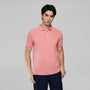 Men Slim Cotton Nylon Pique Polo