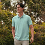 Men Slim Cotton Nylon Pique Polo