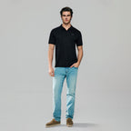 Men Slim Liquid Touch Cotton Polo Shirt