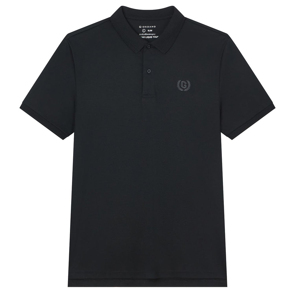 Men Slim Liquid Touch Cotton Polo Shirt