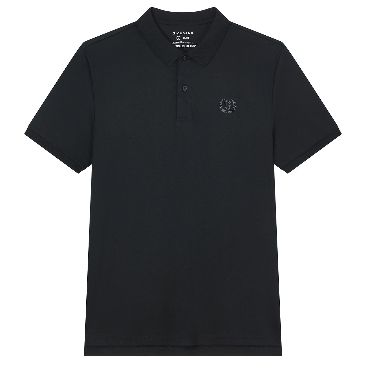 Men Slim Liquid Touch Cotton Polo Shirt