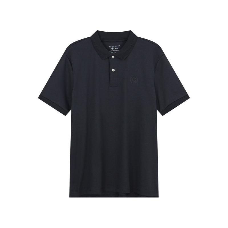 Men Slim Liquid Ammonia Cotton Polo Shirt