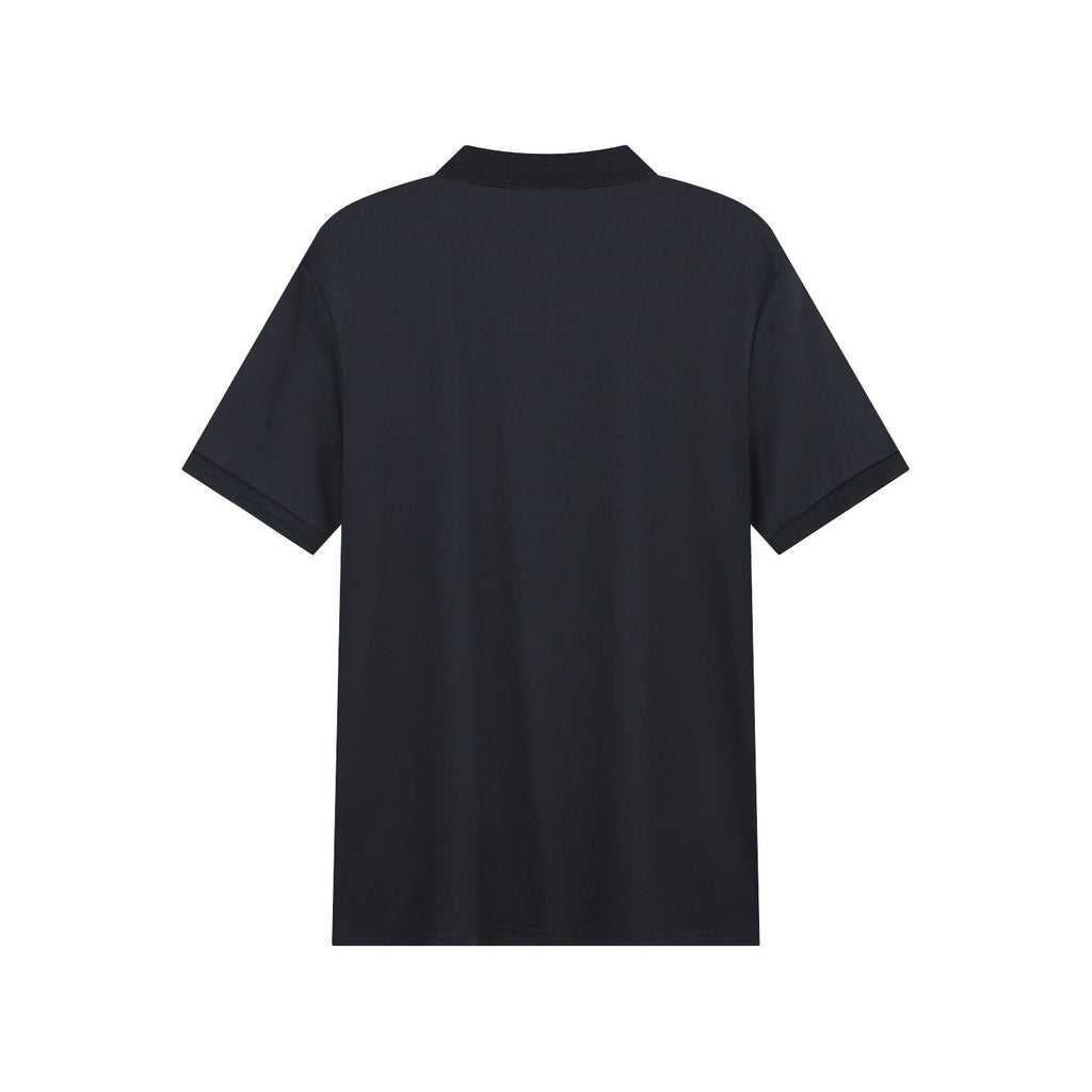Men Slim Liquid Ammonia Cotton Polo Shirt