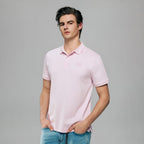 Men Slim Liquid Ammonia Cotton Polo Shirt