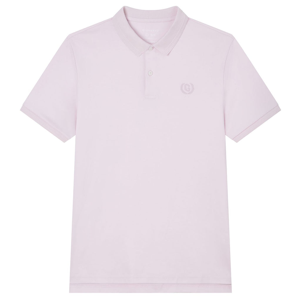Men Slim Liquid Ammonia Cotton Polo Shirt