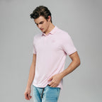 Men Slim Liquid Ammonia Cotton Polo Shirt