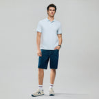 Men Slim Liquid Ammonia Cotton Polo Shirt