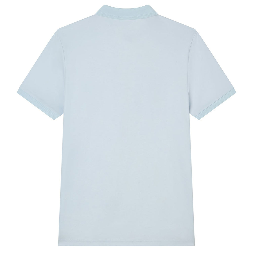 Men Slim Liquid Ammonia Cotton Polo Shirt