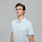Men Slim Liquid Ammonia Cotton Polo Shirt