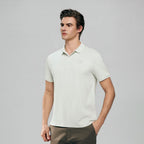 Men Slim Liquid Ammonia Cotton Polo Shirt