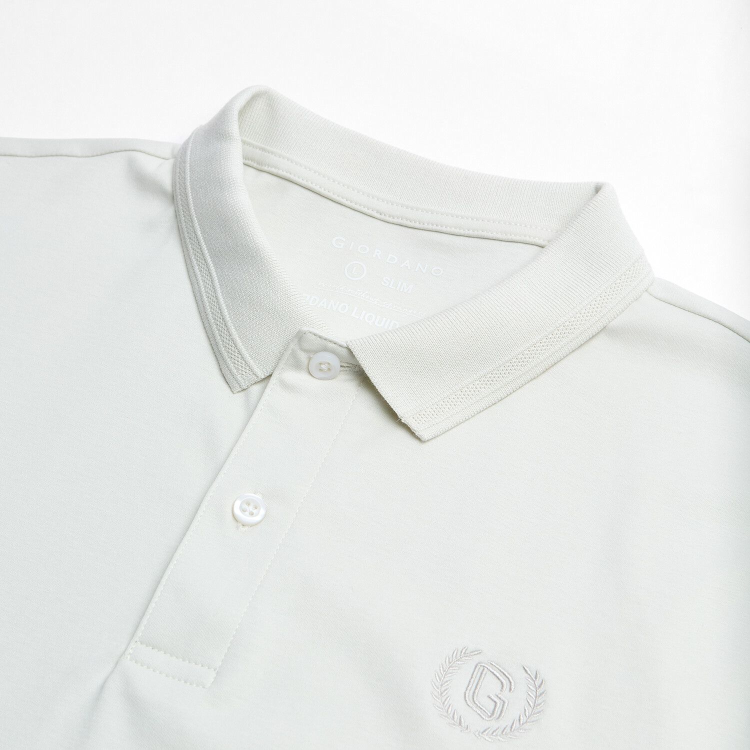 Men Slim Liquid Ammonia Cotton Polo Shirt