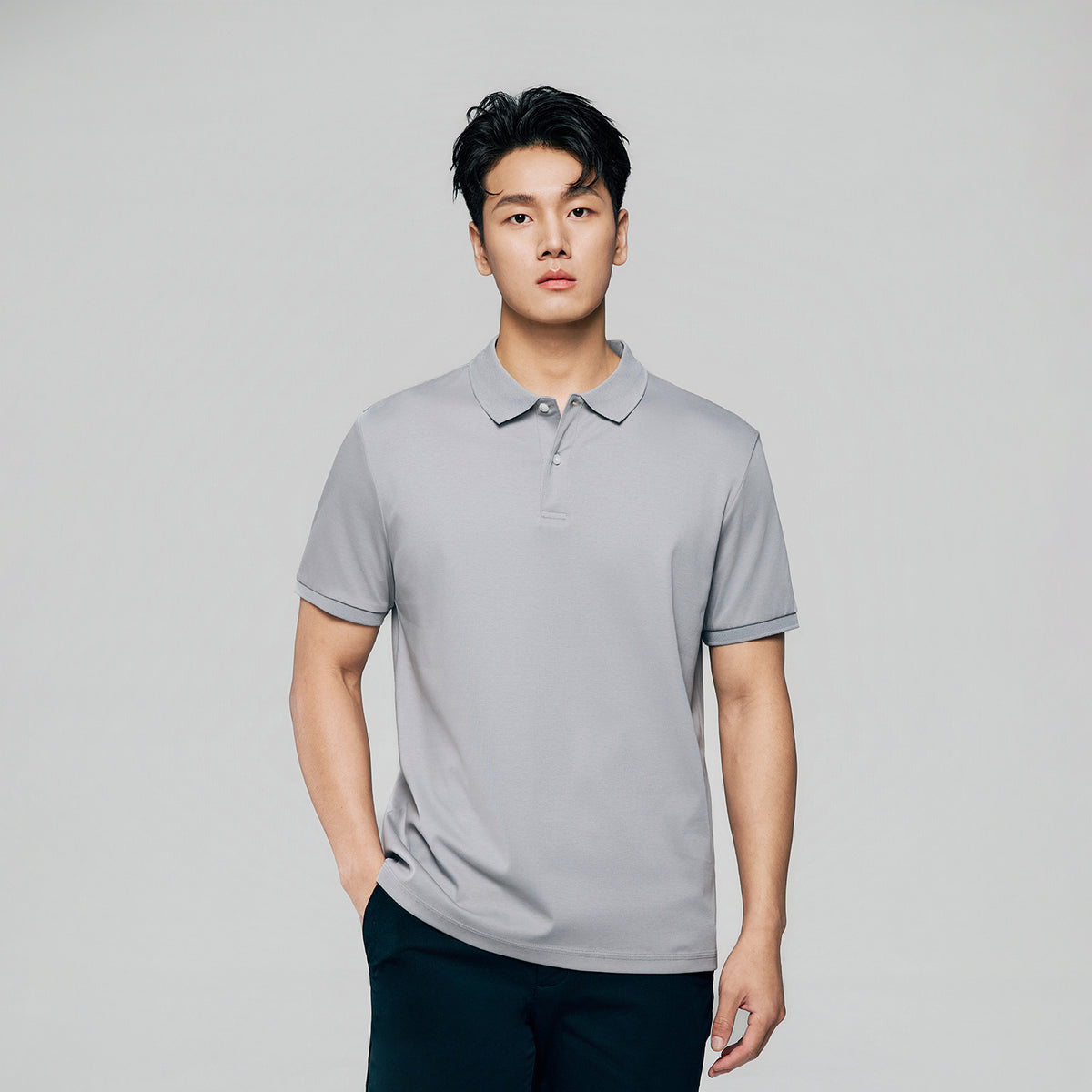 Men’s Slim Fit Liquid Touch Cotton Interlock Polo