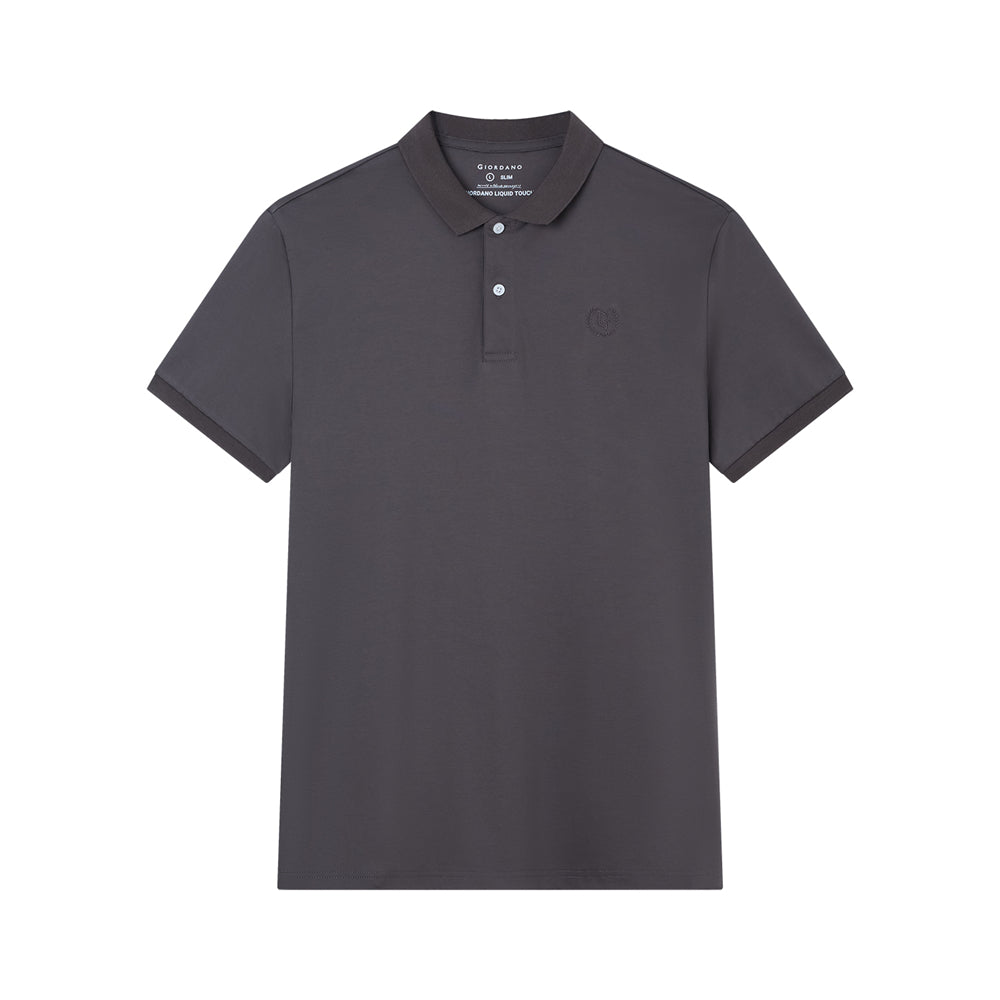Men’s Slim Fit Liquid Touch Cotton Interlock Polo