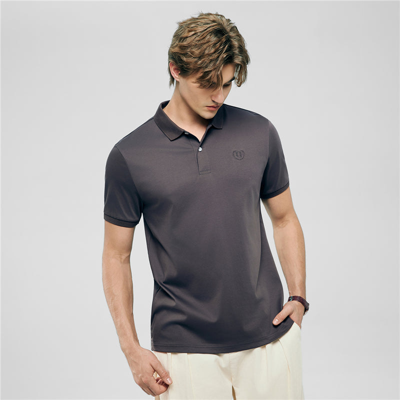 Men’s Slim Fit Liquid Touch Cotton Interlock Polo