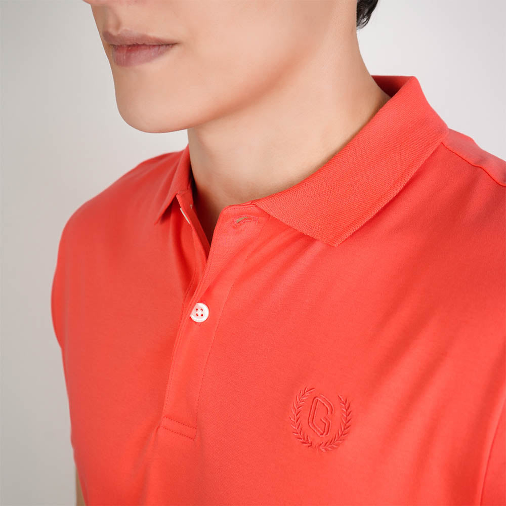 Men’s Slim Fit Liquid Touch Cotton Interlock Polo