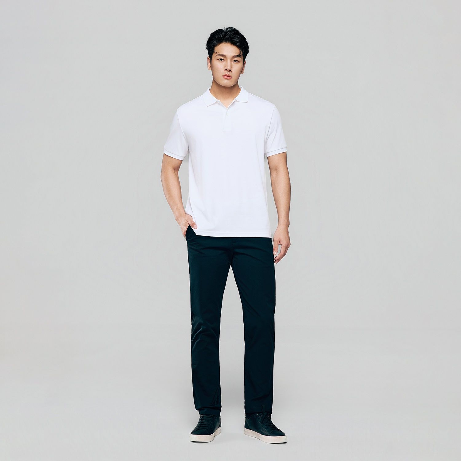 Men Regular Luxe Touch Cotton Polo