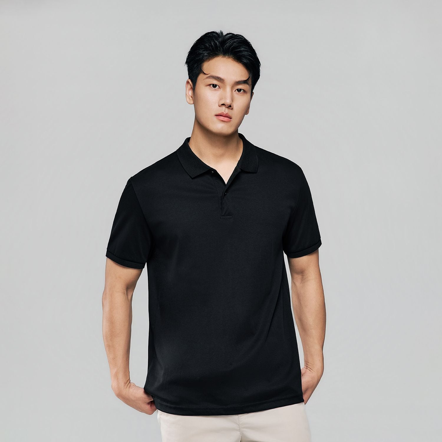 Men Regular Luxe Touch Cotton Polo