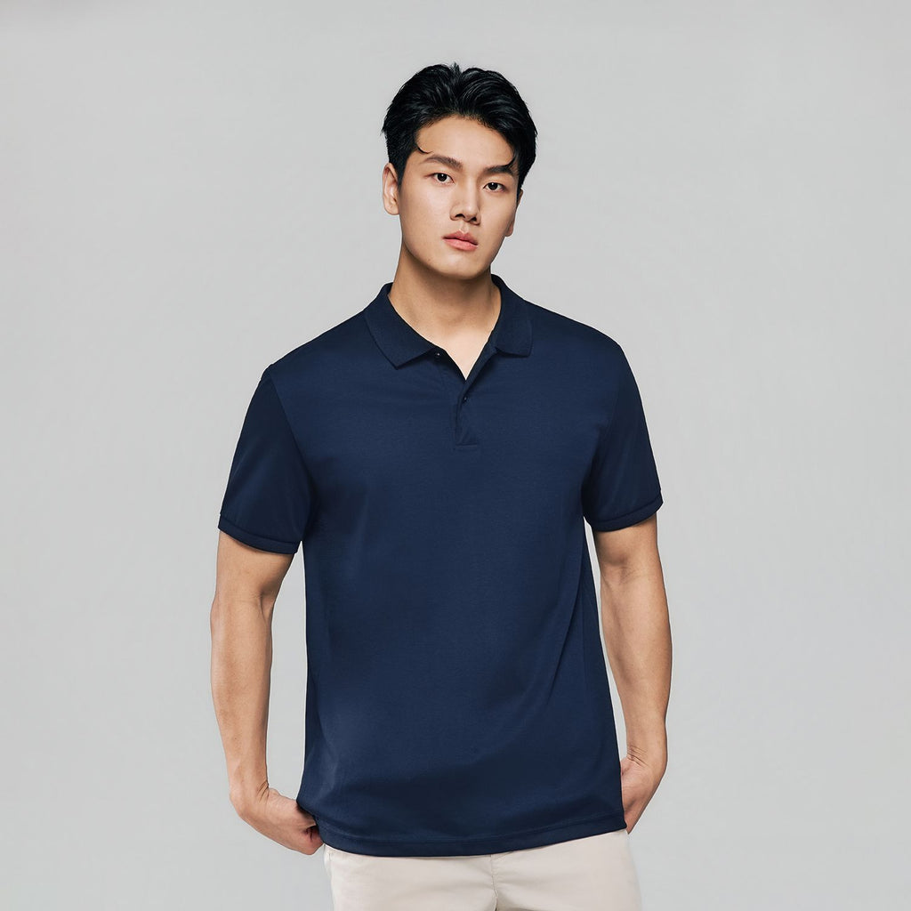 Men Regular Luxe Touch Cotton Polo