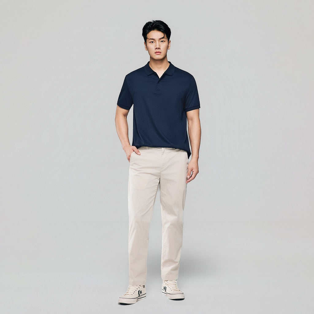 Men Regular Luxe Touch Cotton Polo