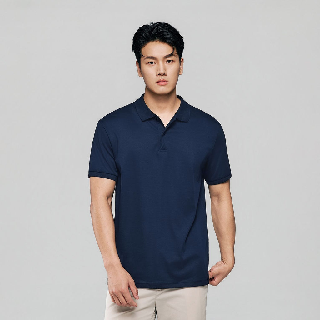 Men Regular Luxe Touch Cotton Polo