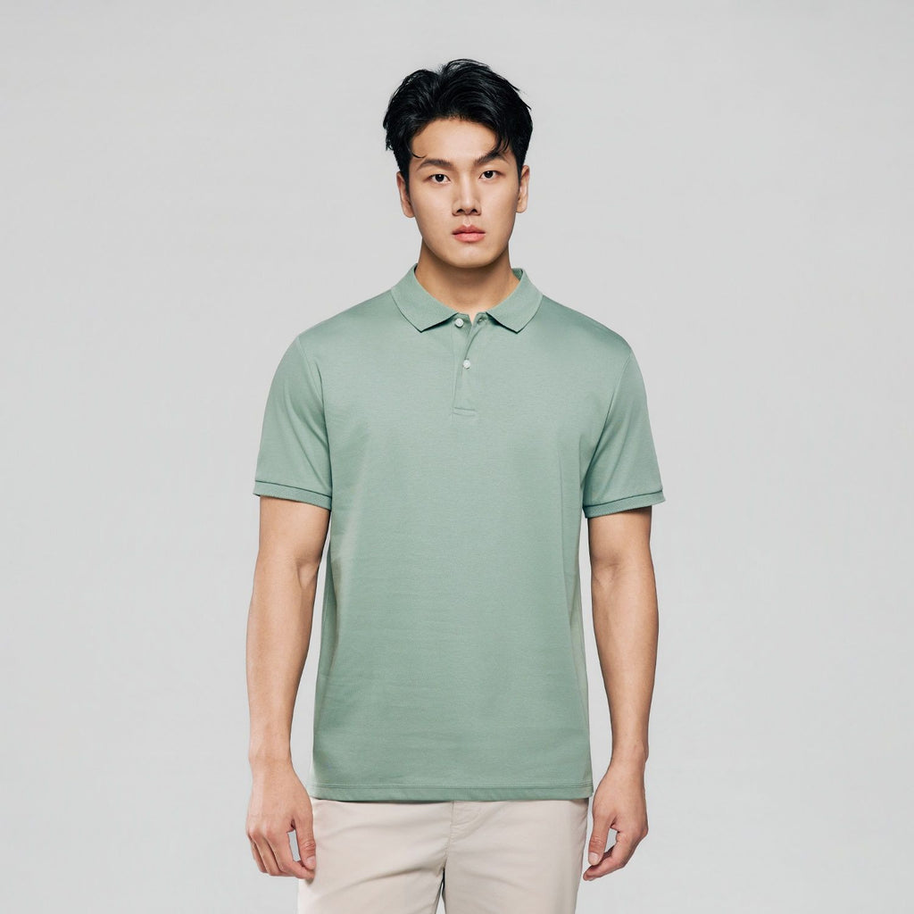 Men Regular Luxe Touch Cotton Polo