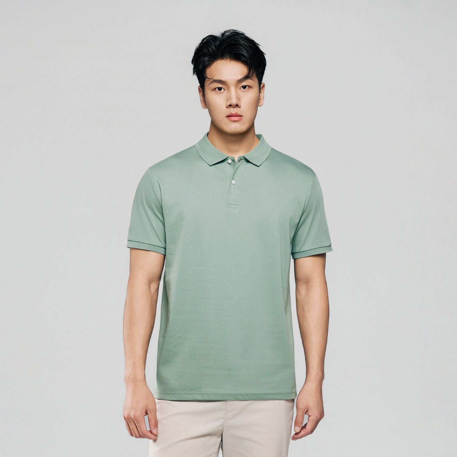 Men Regular Luxe Touch Cotton Polo