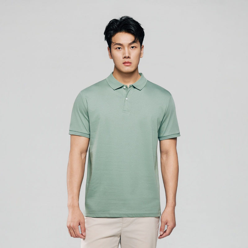 Men Regular Luxe Touch Cotton Polo