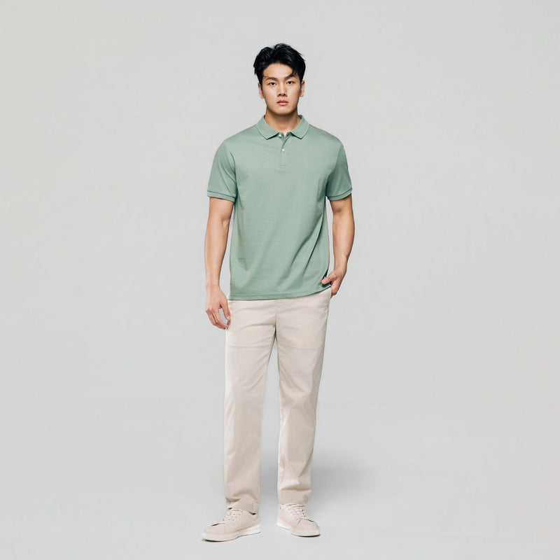 Men Regular Luxe Touch Cotton Polo