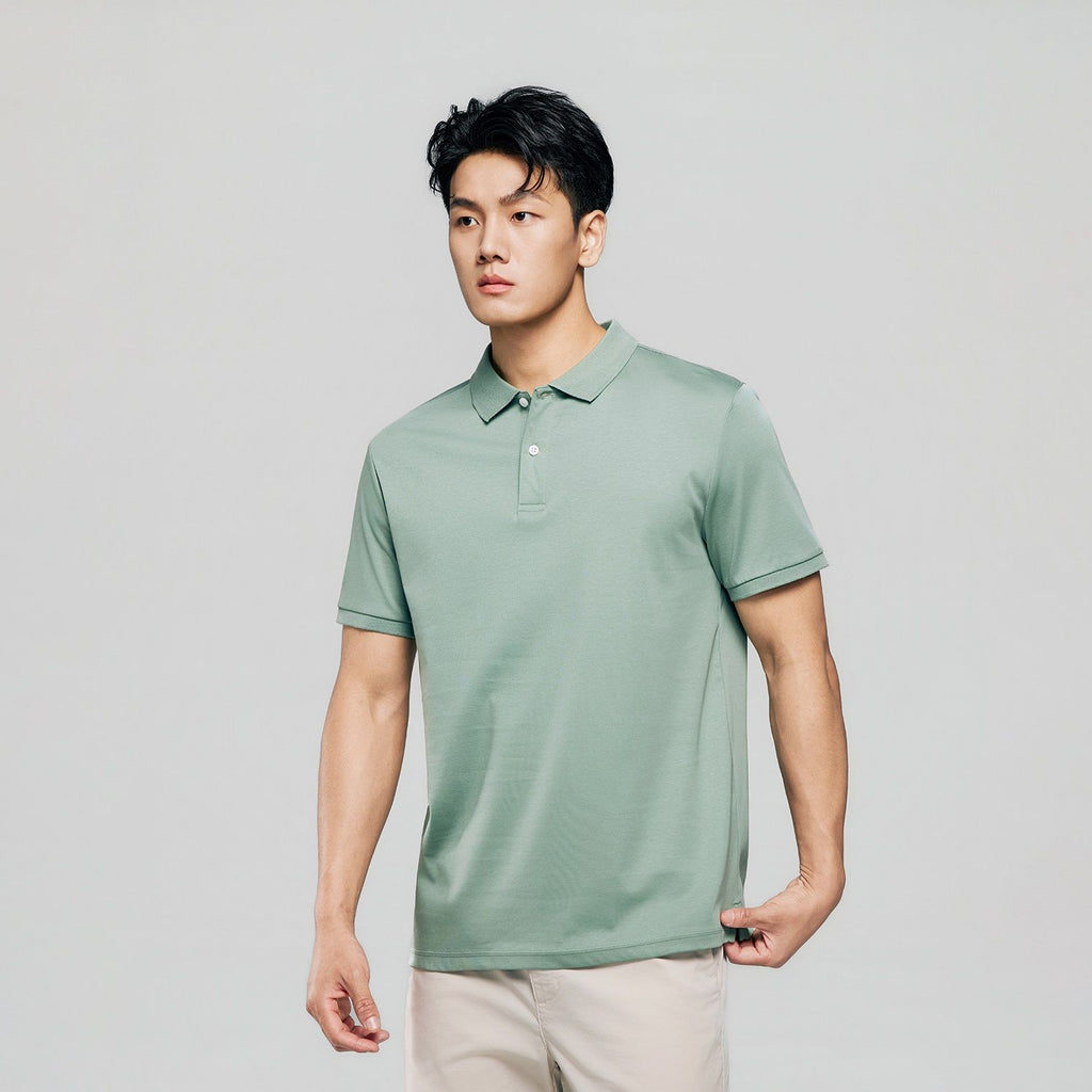Men Regular Luxe Touch Cotton Polo