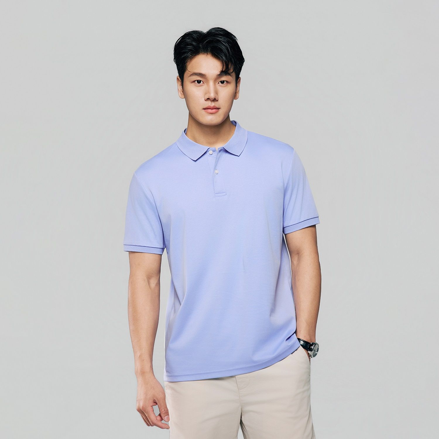 Men Regular Luxe Touch Cotton Polo