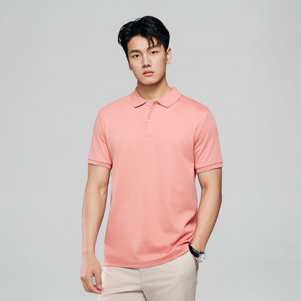 Men Regular Luxe Touch Cotton Polo
