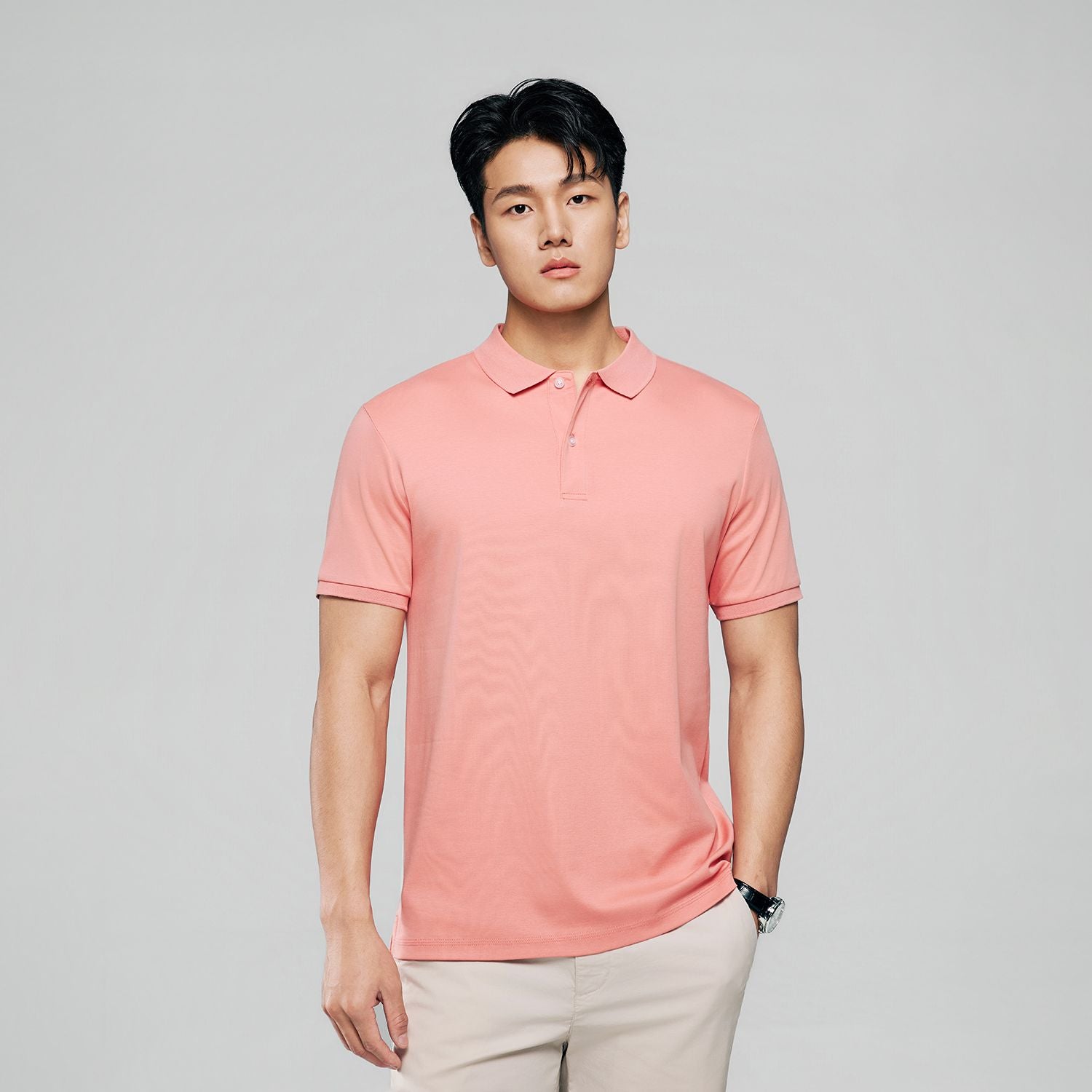 Men Regular Luxe Touch Cotton Polo
