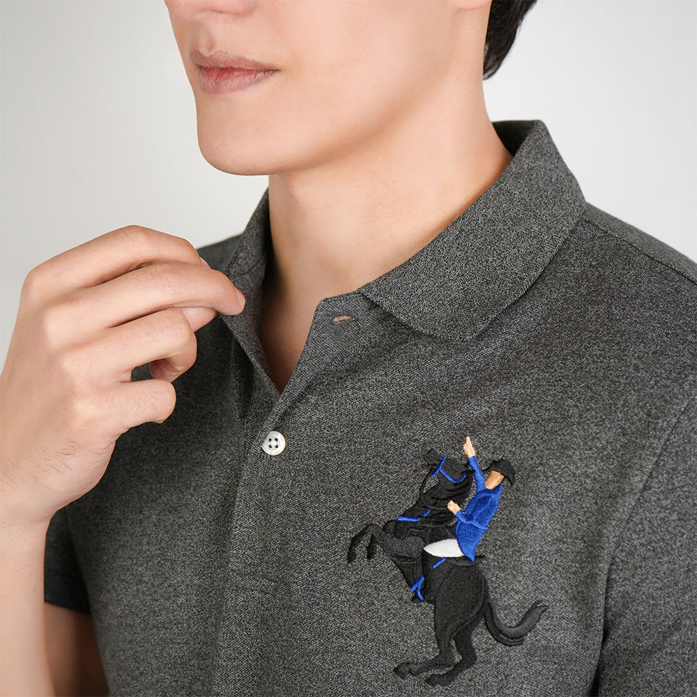 Men's 3G Napoleon Slim Melange Polo