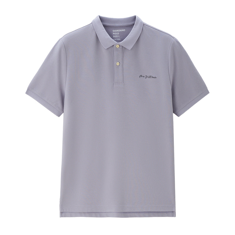 Men's Relaxed Fit Cool Jade Pique Signature Polo