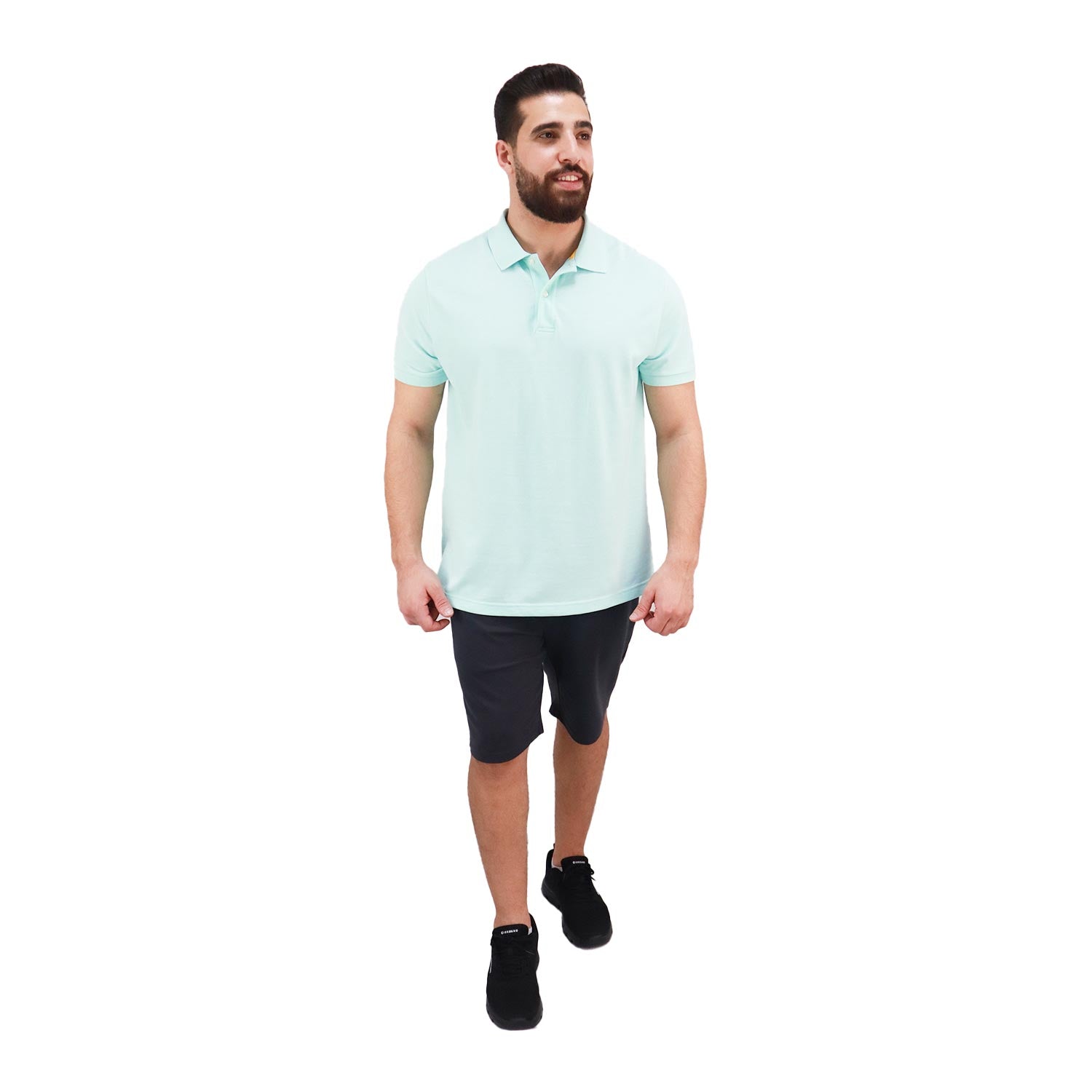 Men Solid Performance Polo