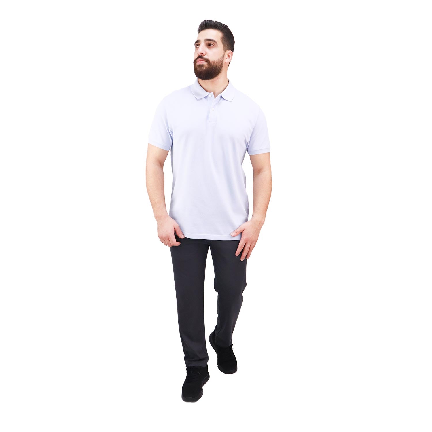 Men Solid Performance Polo