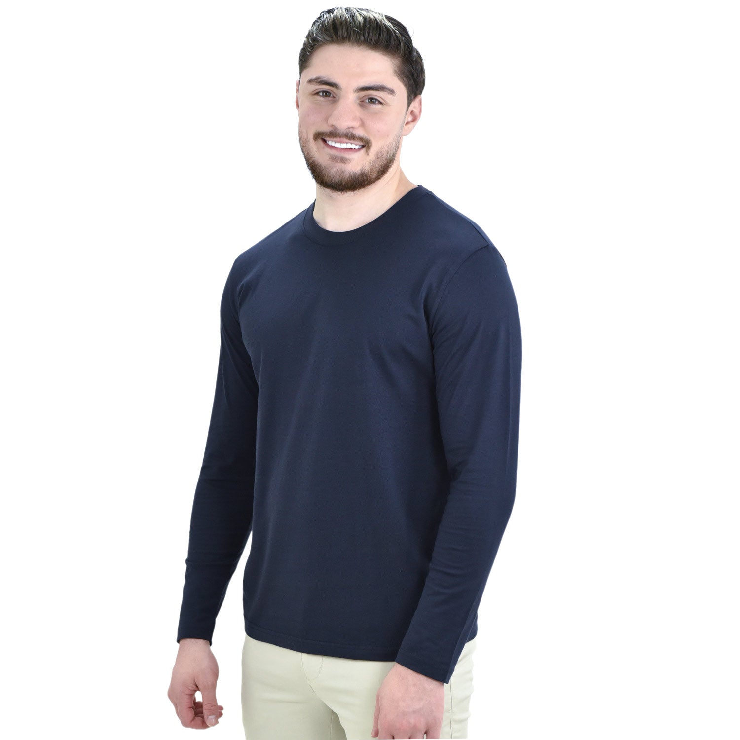 Men's Long Sleeve Crewneck Tee