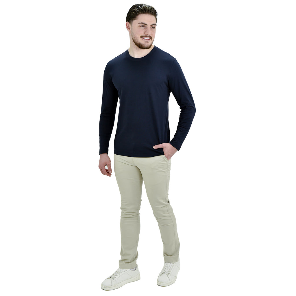 Men's Long Sleeve Crewneck Tee