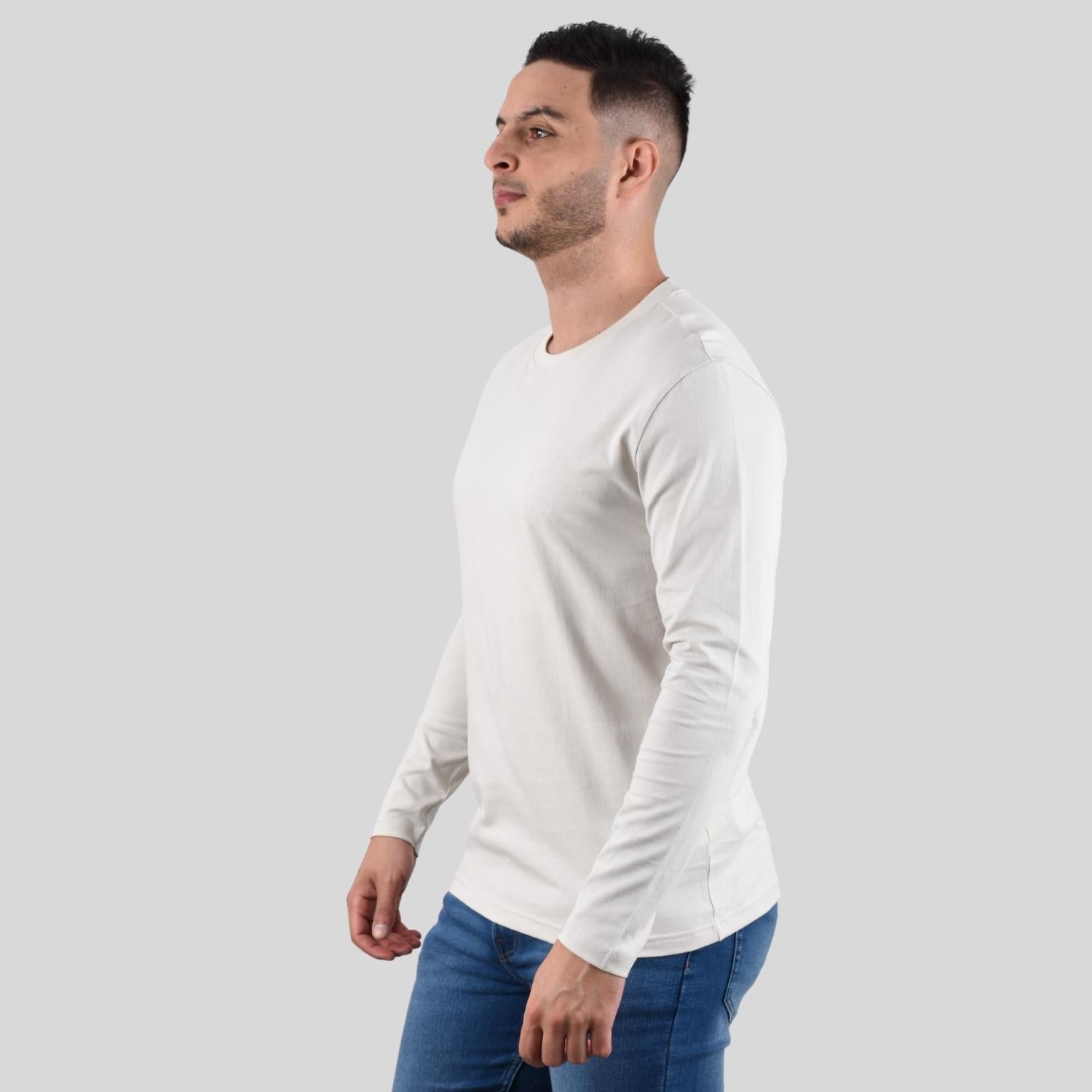 Men's Long Sleeve Crewneck Tee