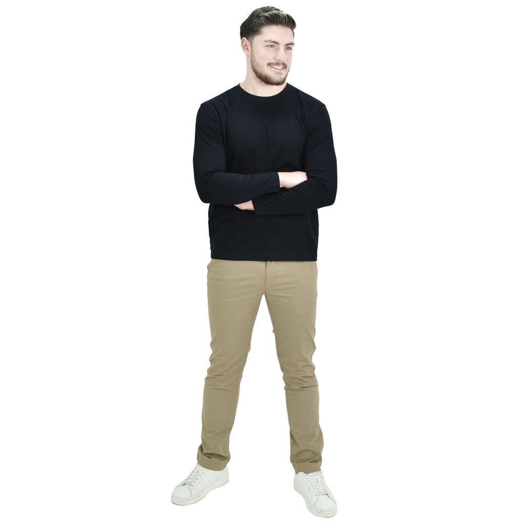 Men's Long Sleeve Crewneck Tee