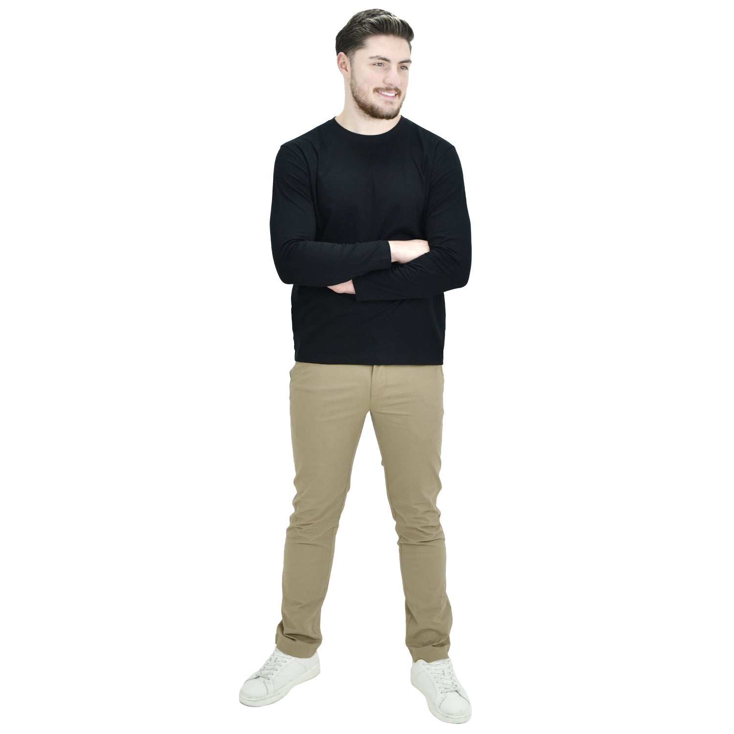 Men's Long Sleeve Crewneck Tee