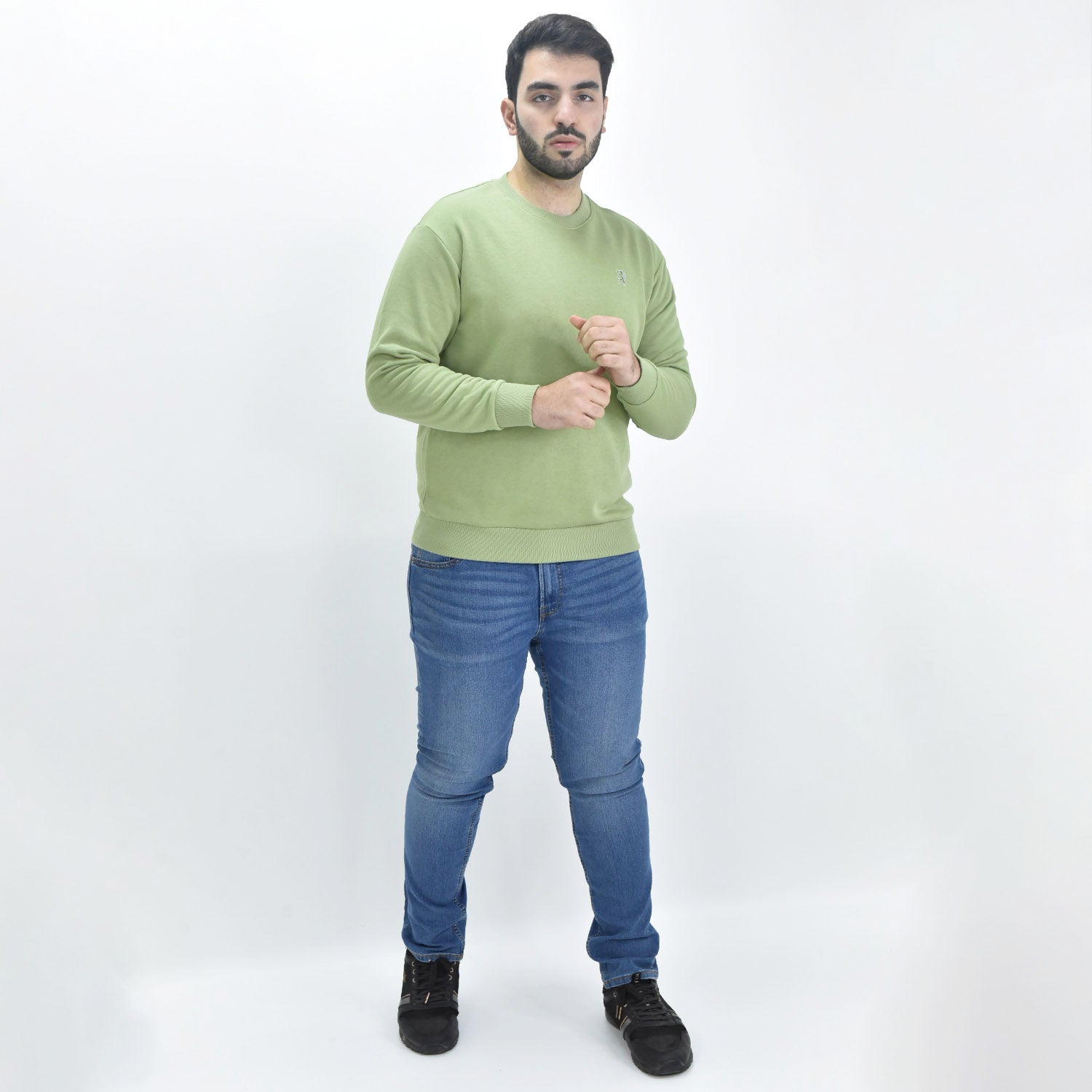 Men's Long Sleeve Crewneck Sweaters