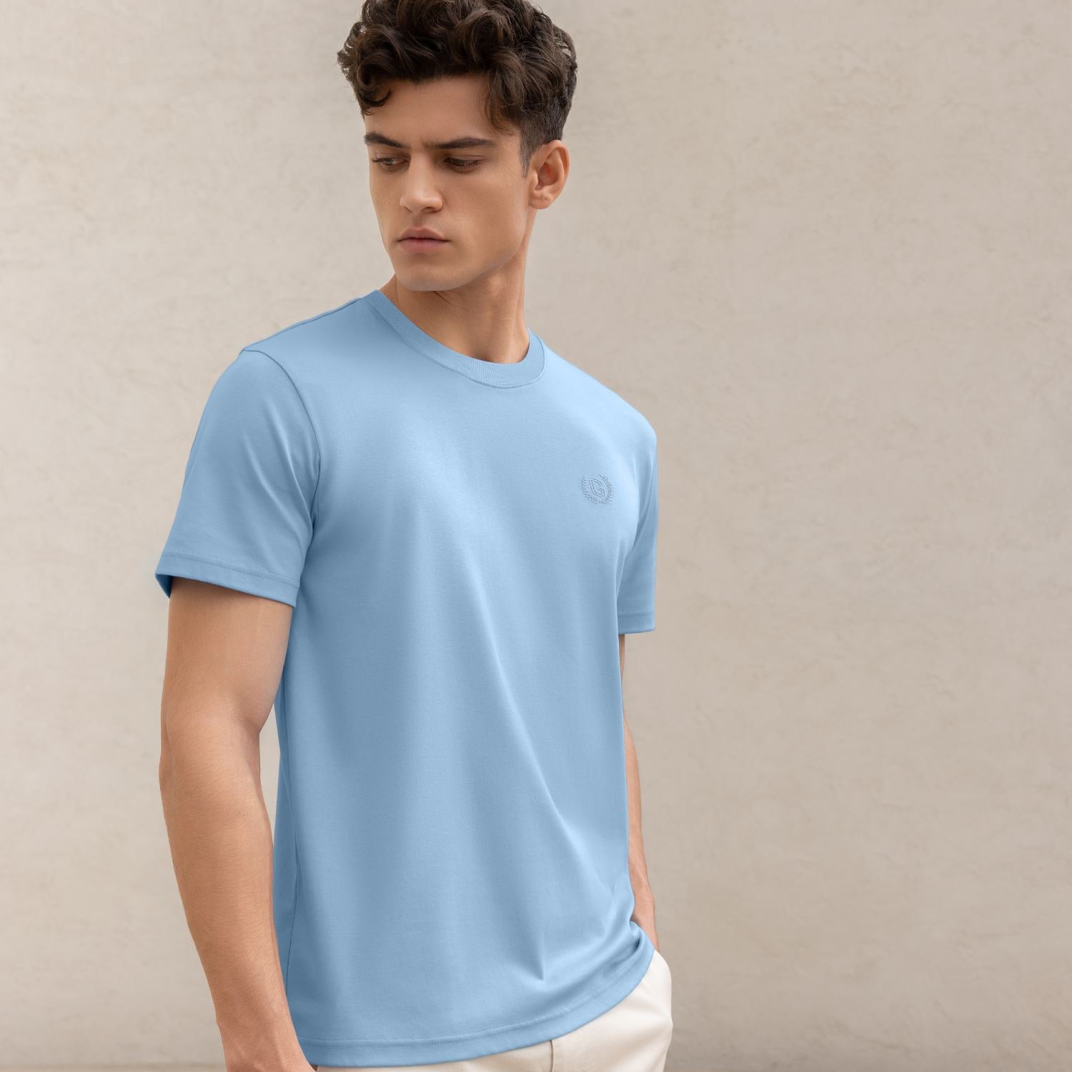Men's Liquid Touch Slim Fit Crewneck Tee
