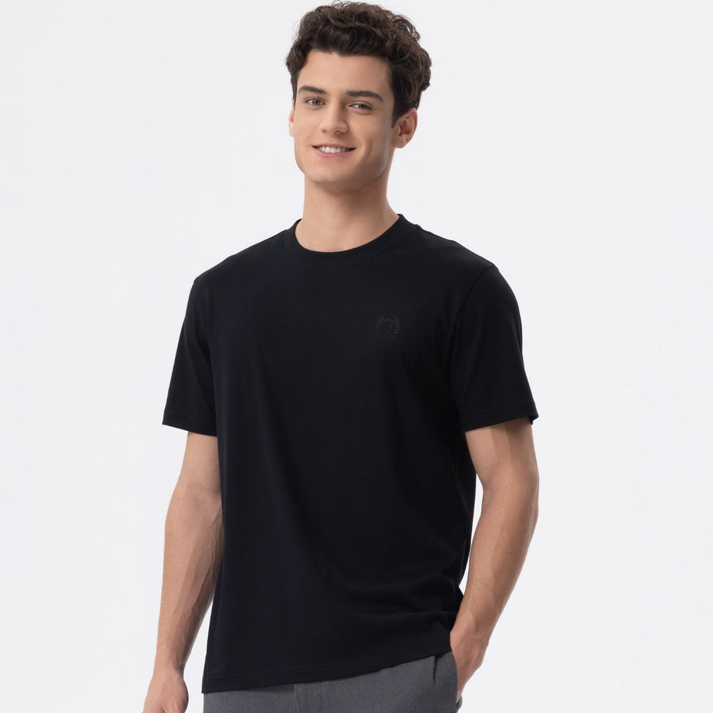 تي شيرت Liquid Touch Slim Fit للرجال بياقة دائرية